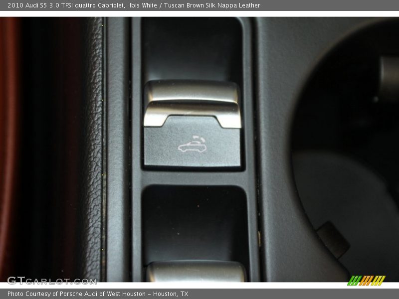 Ibis White / Tuscan Brown Silk Nappa Leather 2010 Audi S5 3.0 TFSI quattro Cabriolet