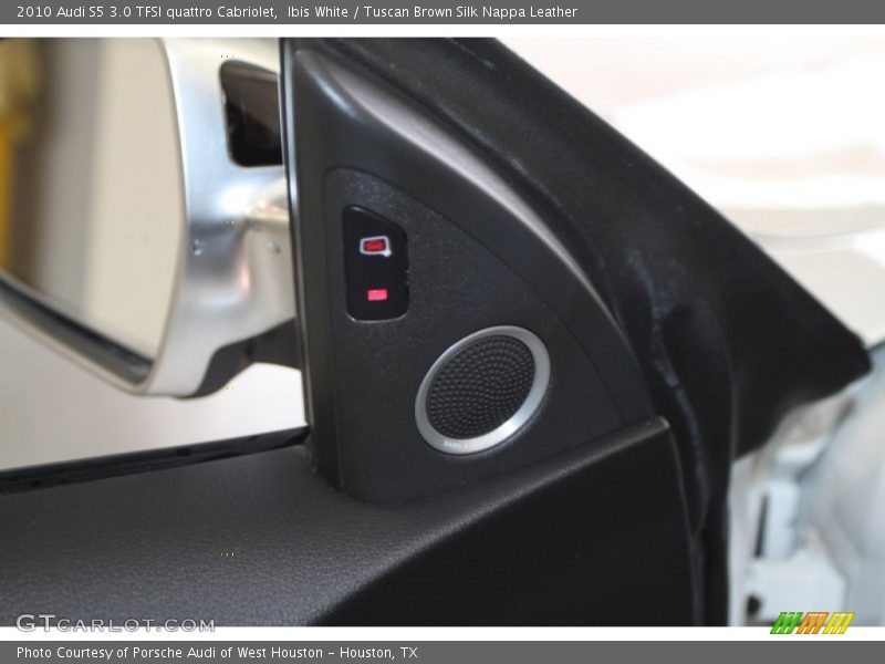 Ibis White / Tuscan Brown Silk Nappa Leather 2010 Audi S5 3.0 TFSI quattro Cabriolet