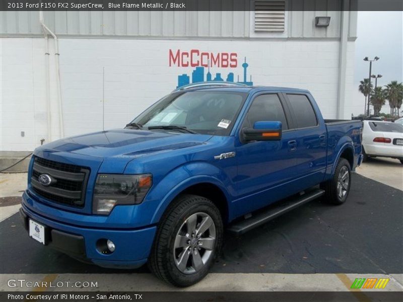 Blue Flame Metallic / Black 2013 Ford F150 FX2 SuperCrew