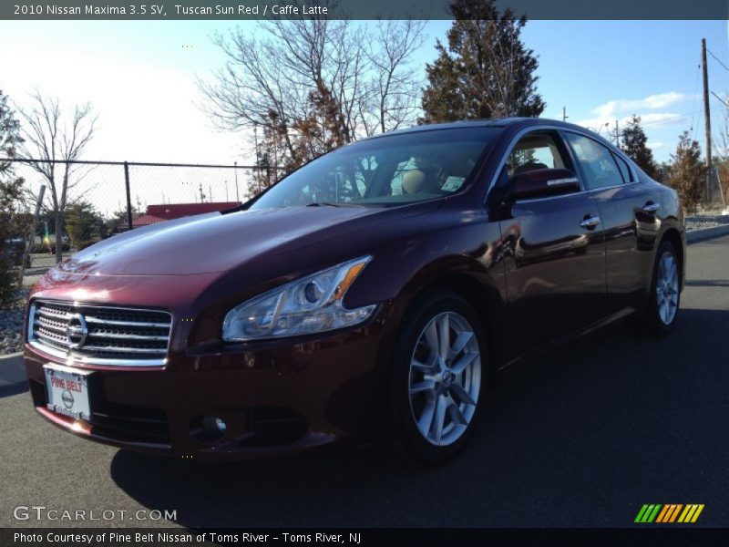 Tuscan Sun Red / Caffe Latte 2010 Nissan Maxima 3.5 SV