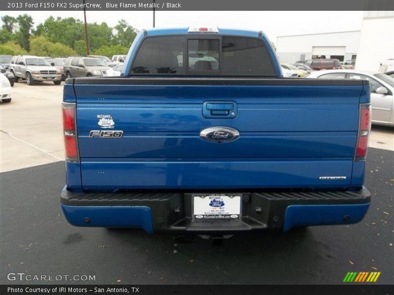 Blue Flame Metallic / Black 2013 Ford F150 FX2 SuperCrew