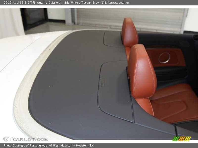 Ibis White / Tuscan Brown Silk Nappa Leather 2010 Audi S5 3.0 TFSI quattro Cabriolet