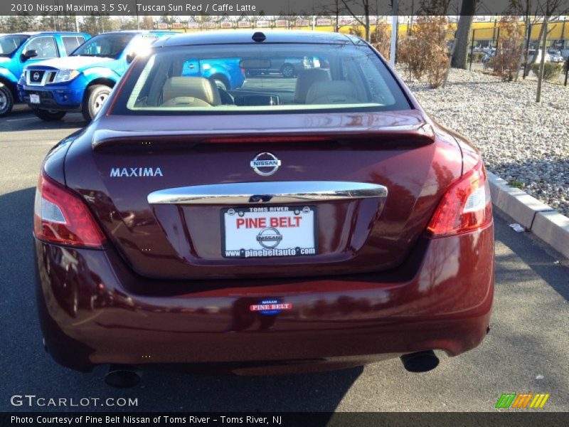 Tuscan Sun Red / Caffe Latte 2010 Nissan Maxima 3.5 SV