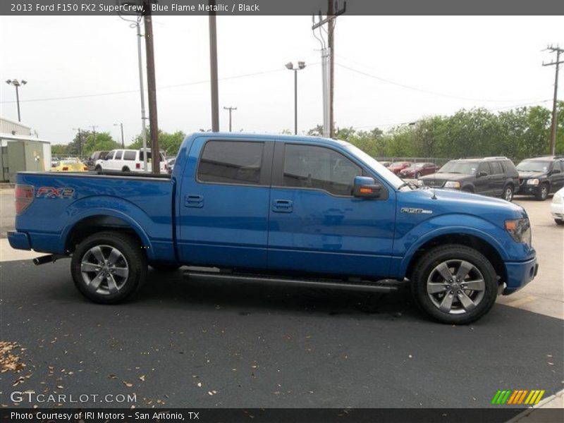 Blue Flame Metallic / Black 2013 Ford F150 FX2 SuperCrew