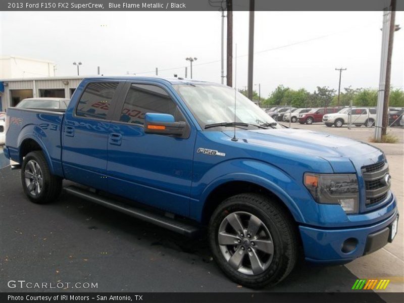 Blue Flame Metallic / Black 2013 Ford F150 FX2 SuperCrew