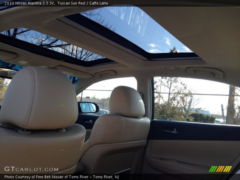 Tuscan Sun Red / Caffe Latte 2010 Nissan Maxima 3.5 SV