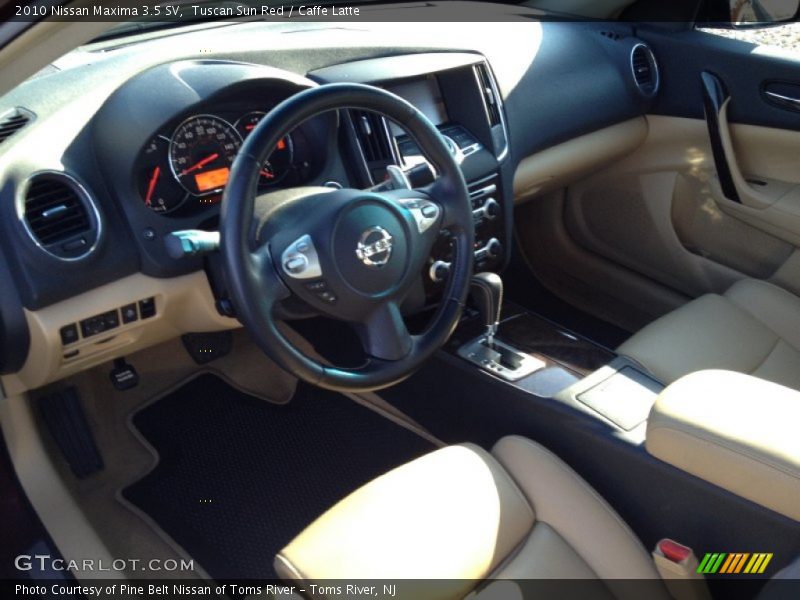 Tuscan Sun Red / Caffe Latte 2010 Nissan Maxima 3.5 SV