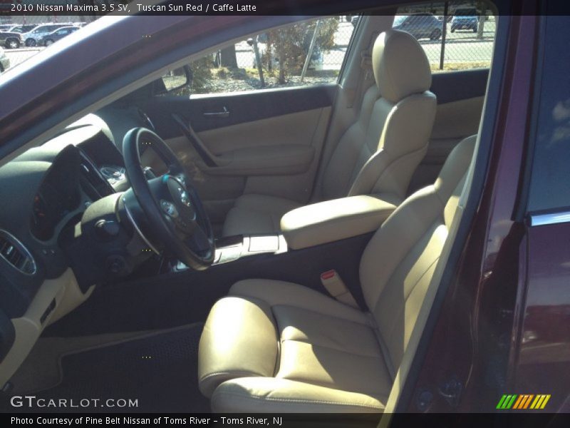 Tuscan Sun Red / Caffe Latte 2010 Nissan Maxima 3.5 SV