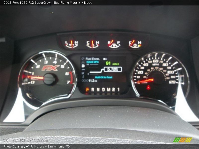 Blue Flame Metallic / Black 2013 Ford F150 FX2 SuperCrew