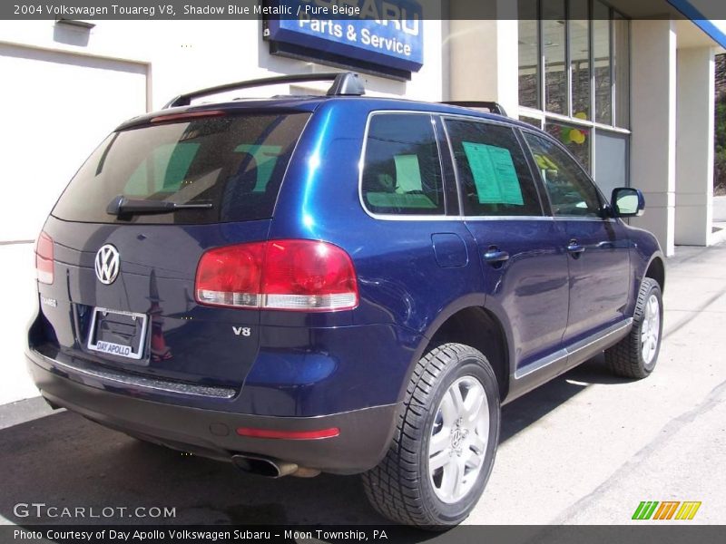 Shadow Blue Metallic / Pure Beige 2004 Volkswagen Touareg V8