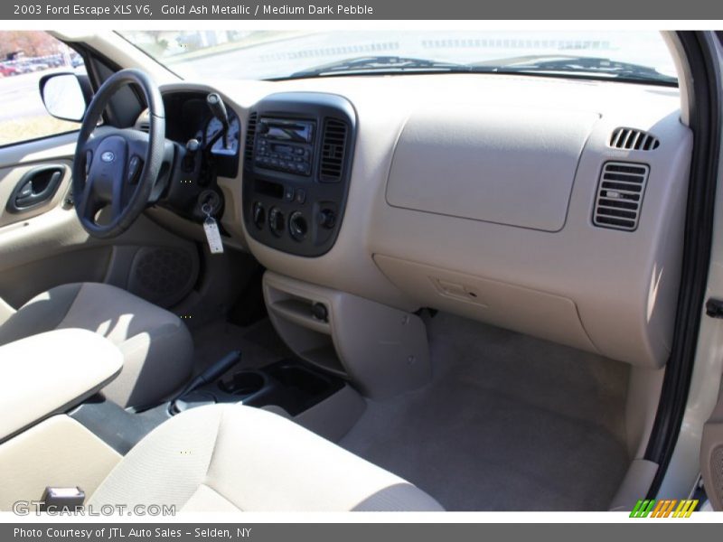 Gold Ash Metallic / Medium Dark Pebble 2003 Ford Escape XLS V6