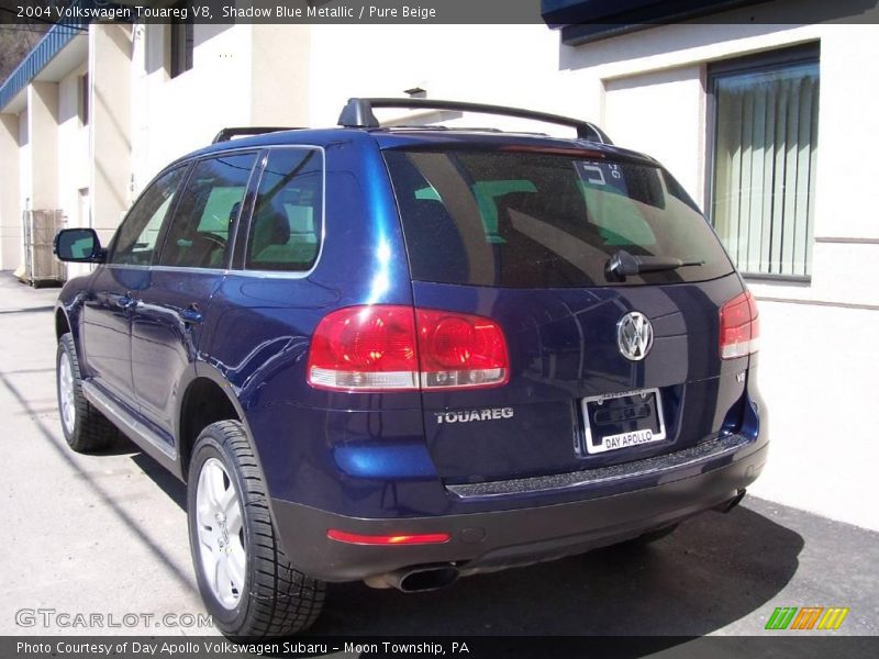 Shadow Blue Metallic / Pure Beige 2004 Volkswagen Touareg V8