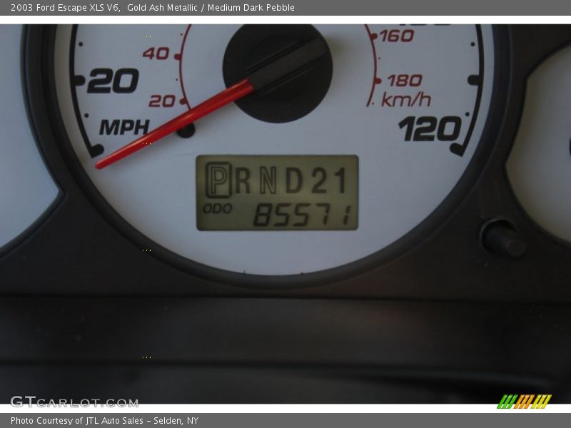 Gold Ash Metallic / Medium Dark Pebble 2003 Ford Escape XLS V6