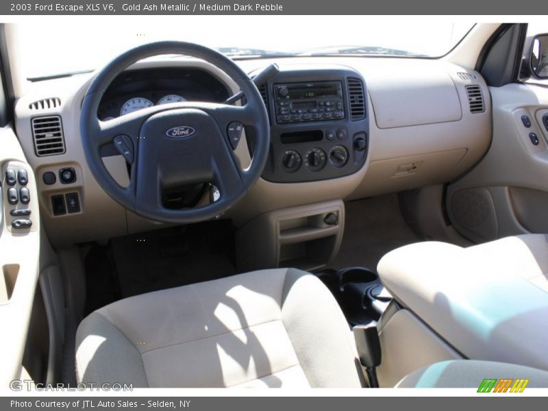 Gold Ash Metallic / Medium Dark Pebble 2003 Ford Escape XLS V6