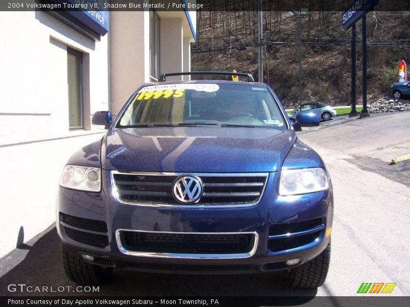 Shadow Blue Metallic / Pure Beige 2004 Volkswagen Touareg V8