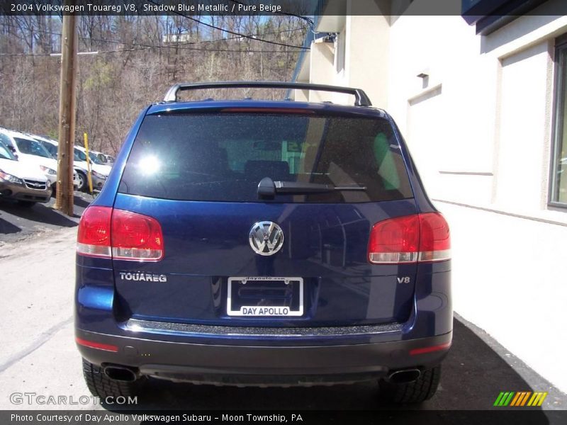 Shadow Blue Metallic / Pure Beige 2004 Volkswagen Touareg V8