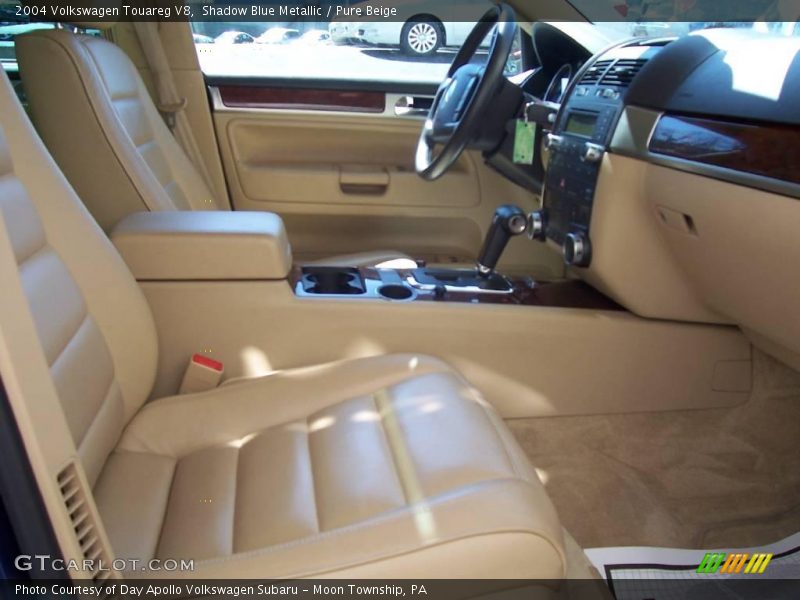Shadow Blue Metallic / Pure Beige 2004 Volkswagen Touareg V8