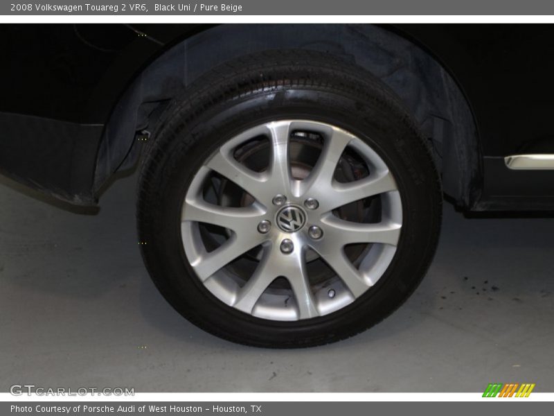 Black Uni / Pure Beige 2008 Volkswagen Touareg 2 VR6