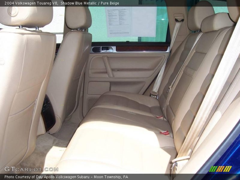 Shadow Blue Metallic / Pure Beige 2004 Volkswagen Touareg V8