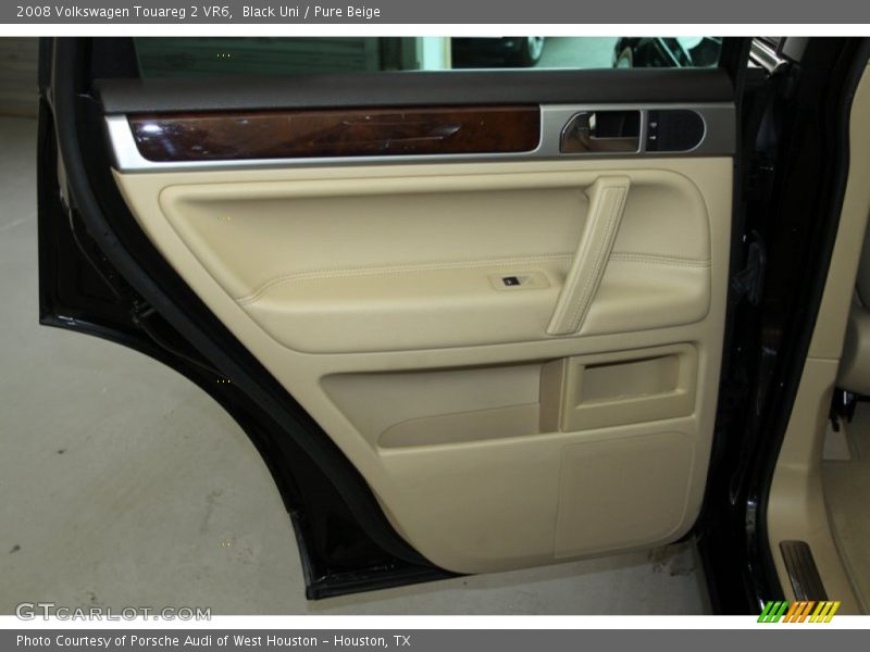 Black Uni / Pure Beige 2008 Volkswagen Touareg 2 VR6