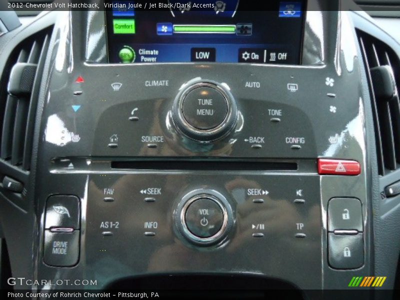 Viridian Joule / Jet Black/Dark Accents 2012 Chevrolet Volt Hatchback