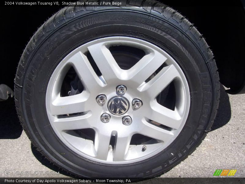 Shadow Blue Metallic / Pure Beige 2004 Volkswagen Touareg V8