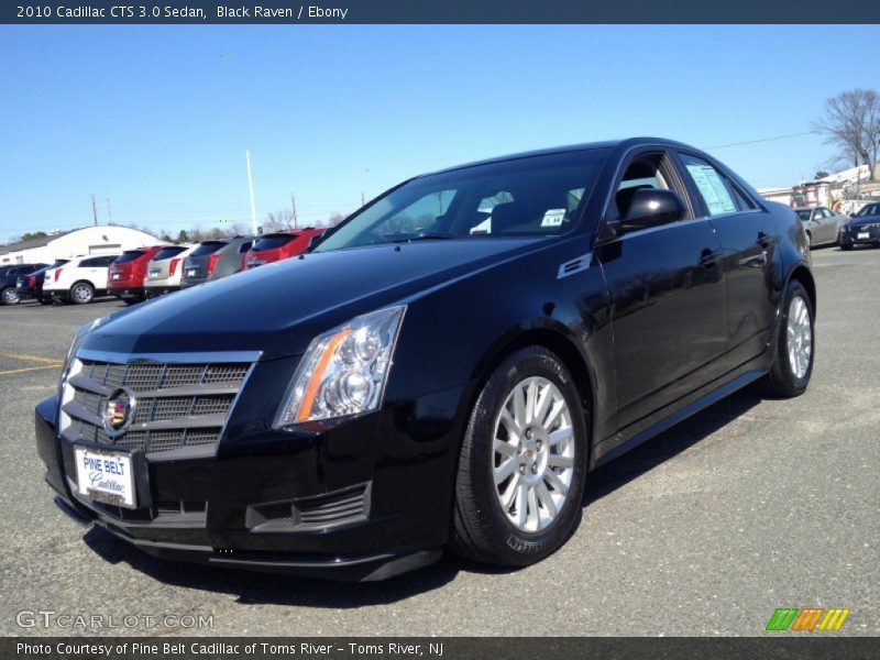 Black Raven / Ebony 2010 Cadillac CTS 3.0 Sedan