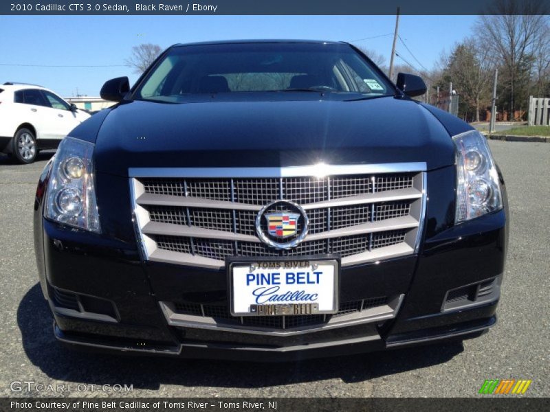 Black Raven / Ebony 2010 Cadillac CTS 3.0 Sedan