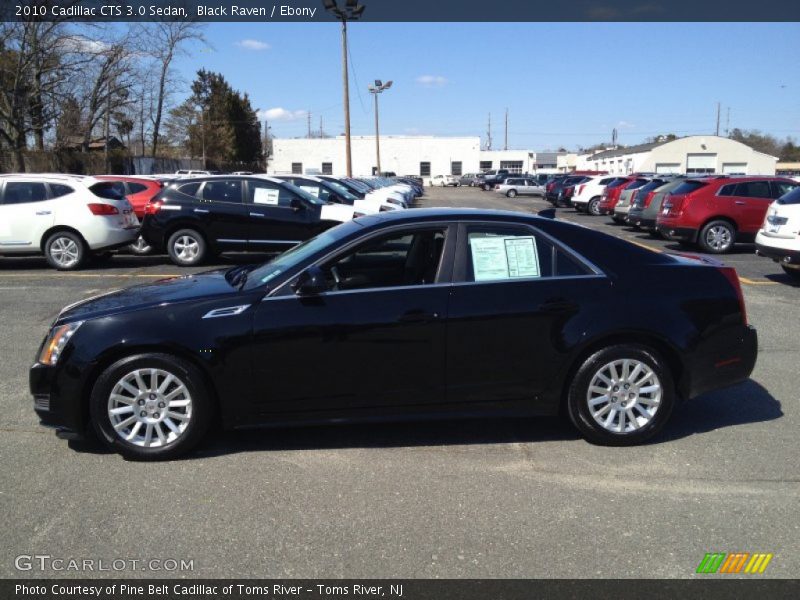 Black Raven / Ebony 2010 Cadillac CTS 3.0 Sedan
