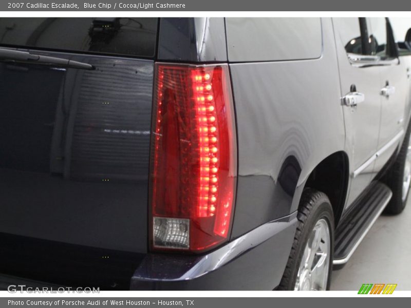 Blue Chip / Cocoa/Light Cashmere 2007 Cadillac Escalade