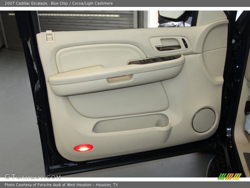 Blue Chip / Cocoa/Light Cashmere 2007 Cadillac Escalade