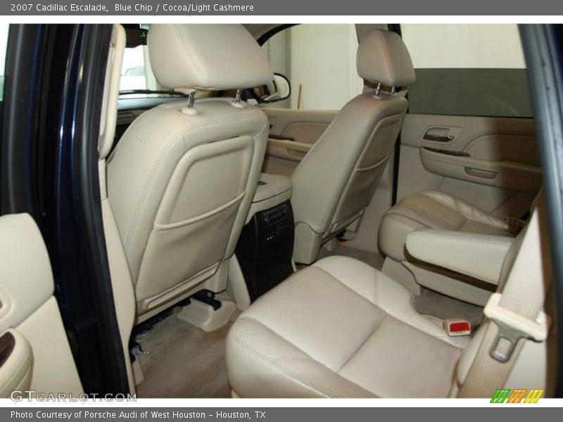 Blue Chip / Cocoa/Light Cashmere 2007 Cadillac Escalade