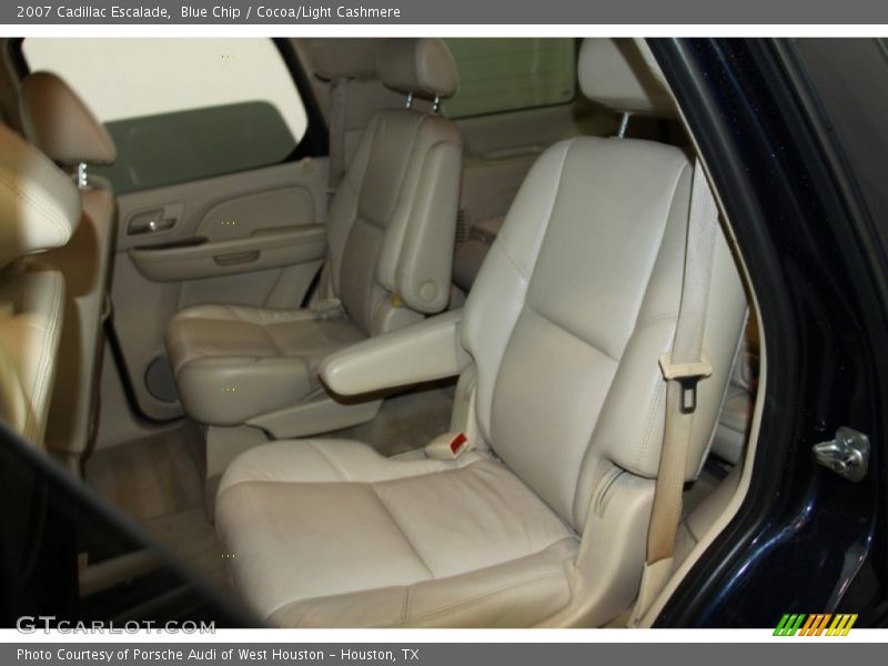 Blue Chip / Cocoa/Light Cashmere 2007 Cadillac Escalade
