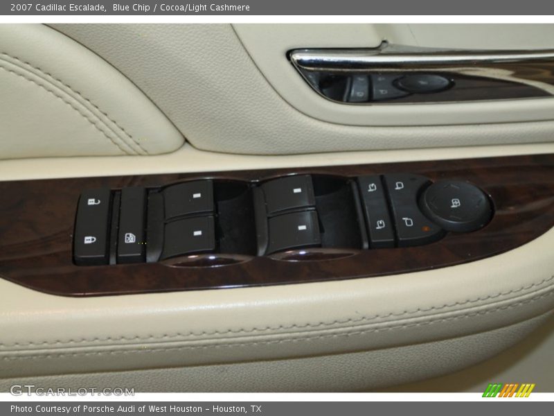 Blue Chip / Cocoa/Light Cashmere 2007 Cadillac Escalade