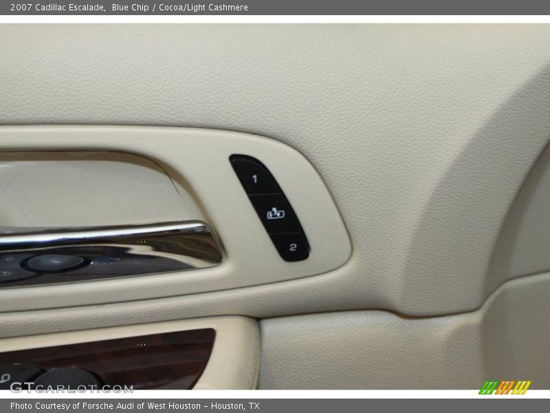 Blue Chip / Cocoa/Light Cashmere 2007 Cadillac Escalade