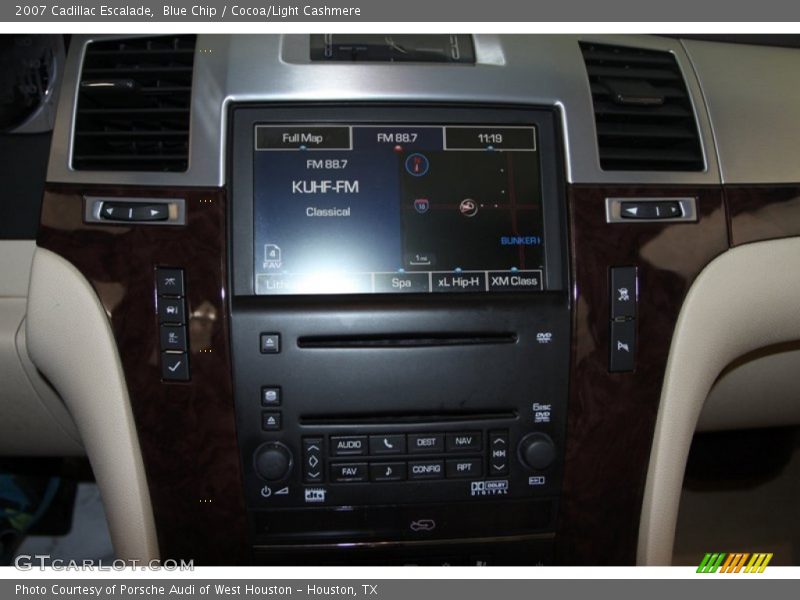 Blue Chip / Cocoa/Light Cashmere 2007 Cadillac Escalade