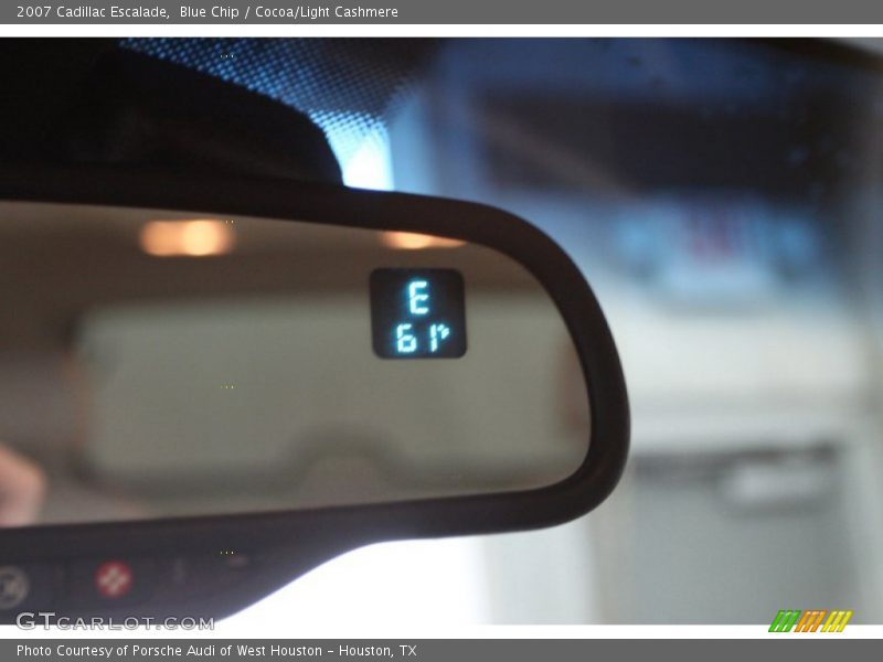 Blue Chip / Cocoa/Light Cashmere 2007 Cadillac Escalade