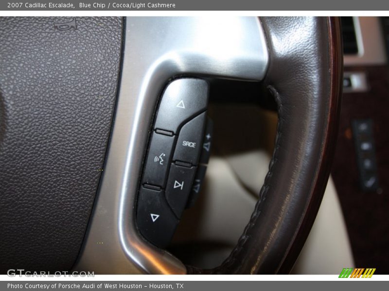 Blue Chip / Cocoa/Light Cashmere 2007 Cadillac Escalade