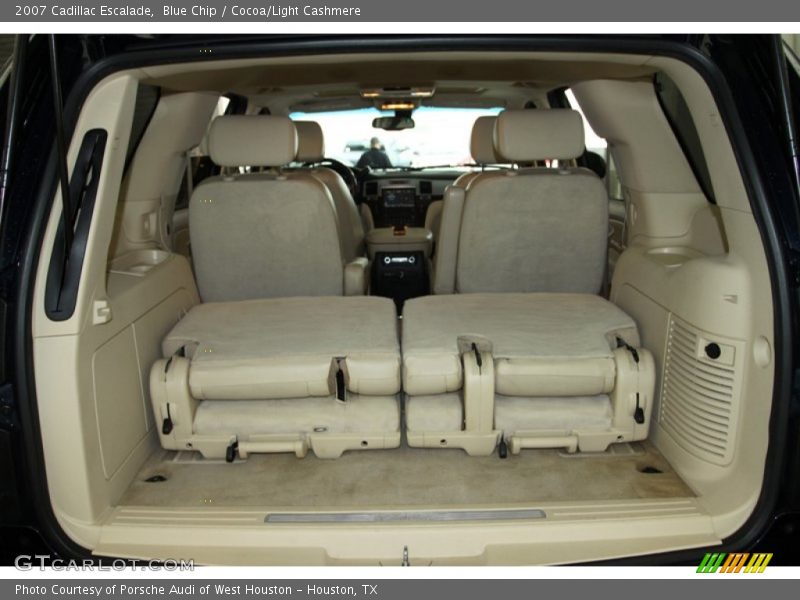 Blue Chip / Cocoa/Light Cashmere 2007 Cadillac Escalade