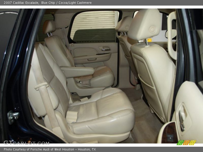 Blue Chip / Cocoa/Light Cashmere 2007 Cadillac Escalade