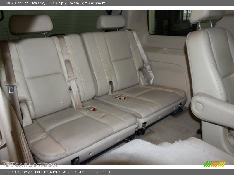Blue Chip / Cocoa/Light Cashmere 2007 Cadillac Escalade