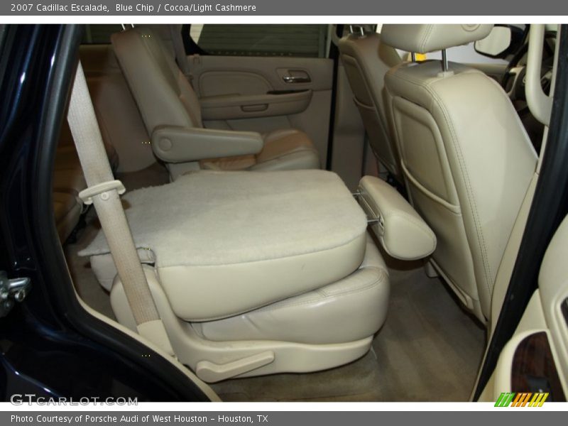 Blue Chip / Cocoa/Light Cashmere 2007 Cadillac Escalade