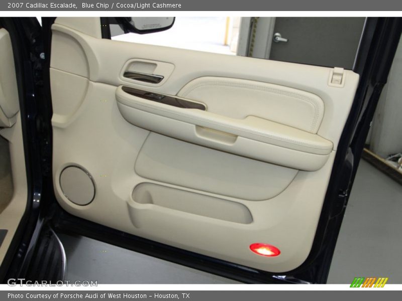 Blue Chip / Cocoa/Light Cashmere 2007 Cadillac Escalade