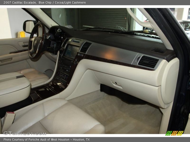 Blue Chip / Cocoa/Light Cashmere 2007 Cadillac Escalade