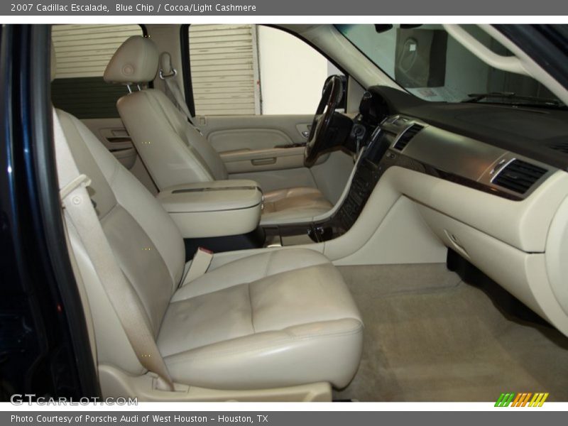 Blue Chip / Cocoa/Light Cashmere 2007 Cadillac Escalade