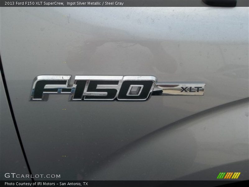 Ingot Silver Metallic / Steel Gray 2013 Ford F150 XLT SuperCrew