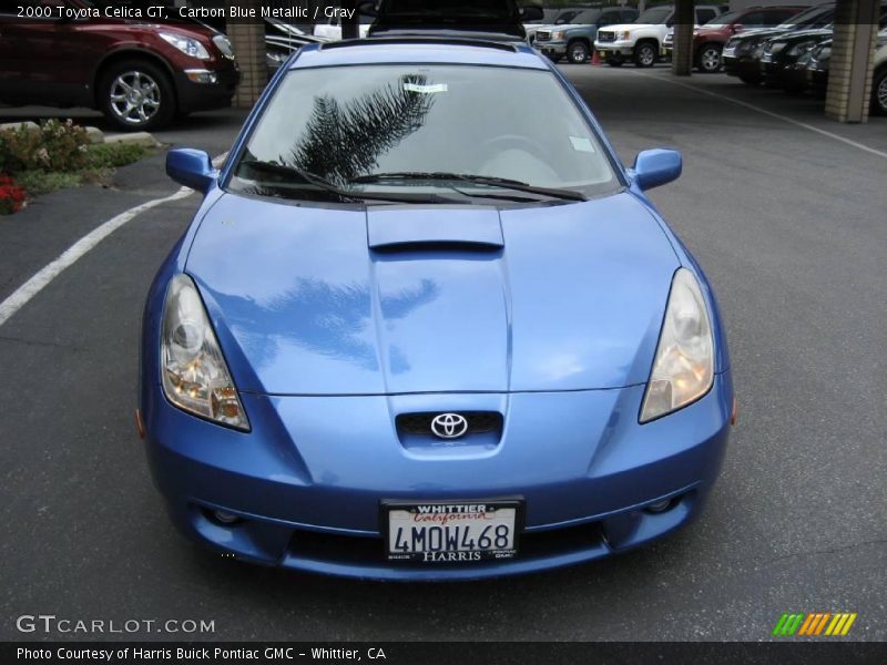 Carbon Blue Metallic / Gray 2000 Toyota Celica GT