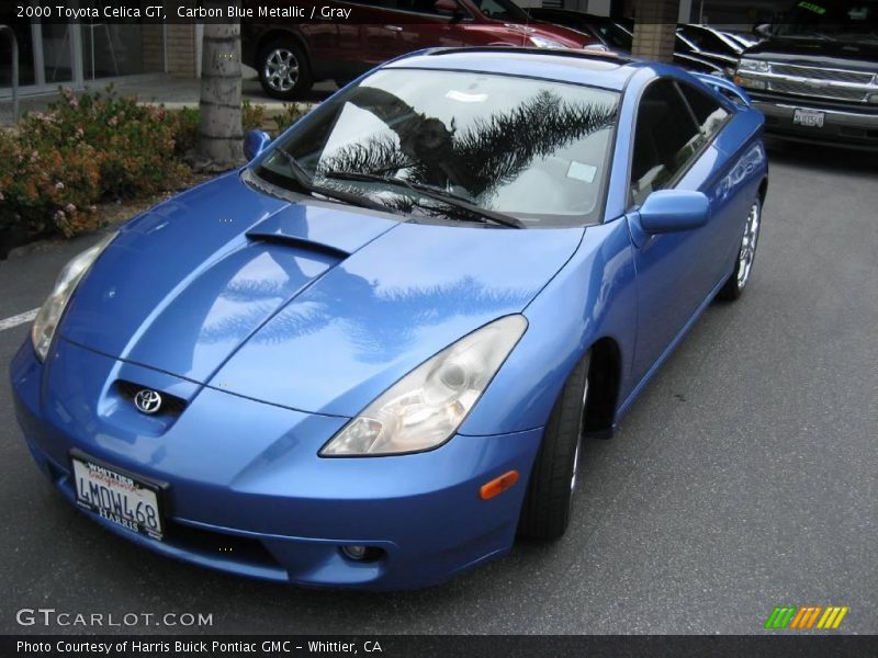 Carbon Blue Metallic / Gray 2000 Toyota Celica GT
