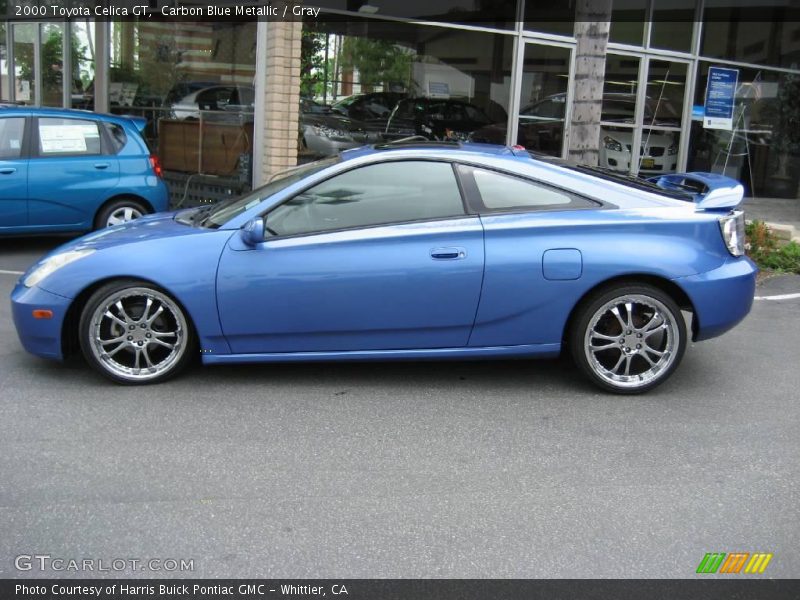 Carbon Blue Metallic / Gray 2000 Toyota Celica GT