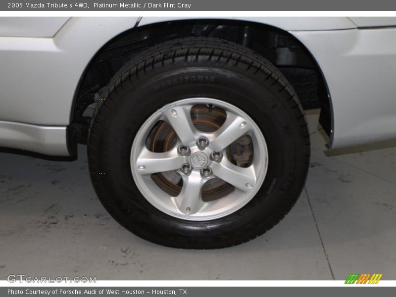 Platinum Metallic / Dark Flint Gray 2005 Mazda Tribute s 4WD